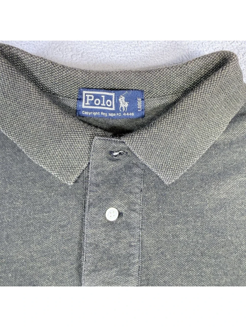 Polo Ralph Lauren Mens Classic Fit Polo Shirt Olive Green FLESH PONY LG